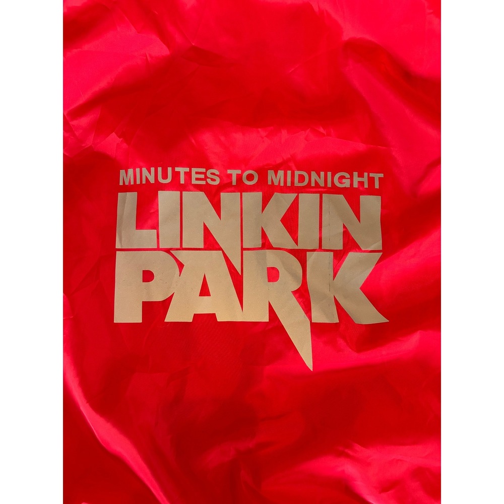 Rare Linkin Park Minutes to Midnight Windbreaker Tour Jacket Mens MED - Picture 11 of 11